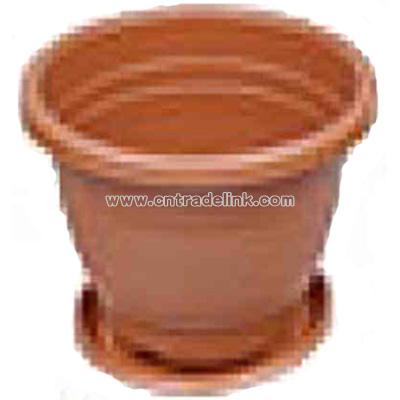 Plastic potting vase