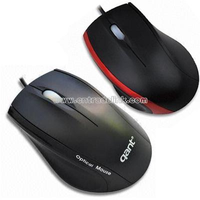 Optical Mouse with Waterprint Picture