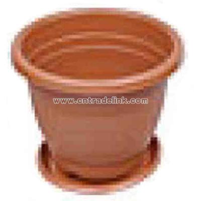 Plastic potting vase