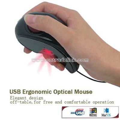 Hand-Held Off-Table Optical Trackball Mouse