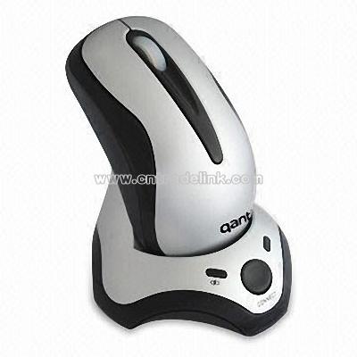 White Wireless Optical Mouse