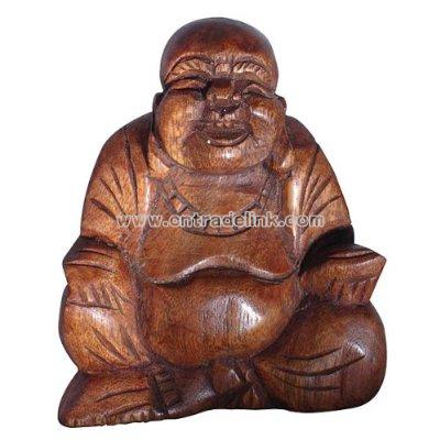 Happy Buddha Statuette - 5.25"