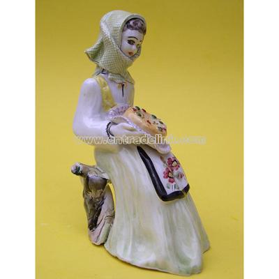 Majolica Figurine