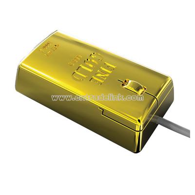 Gold Bullion Optical Mouse