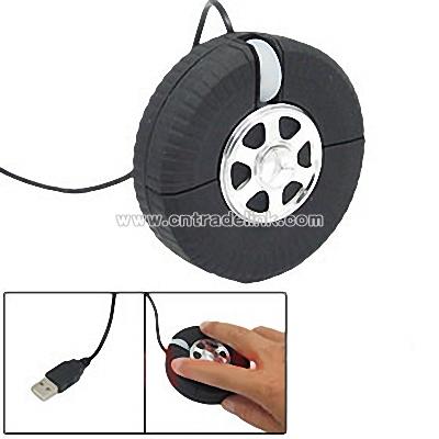 Car Tyre Shaped USB Optical Mouse