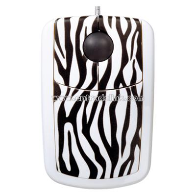 Novelty Zebra Optical Mouse