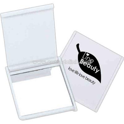 White square mirror