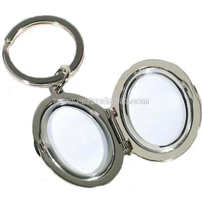 Metal Keychain Mirror