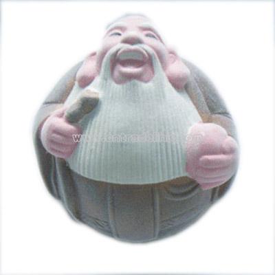 6'' Ceramic Lucky Old Man Coin Bank