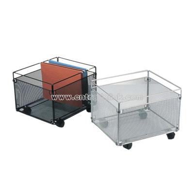 Mesh Five pcs File Rack with Wheels