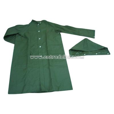 PVC/Polyester/PVC Raincoat