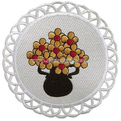 Embroidery Cup Mat