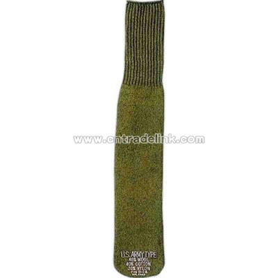 Olive drab tube socks