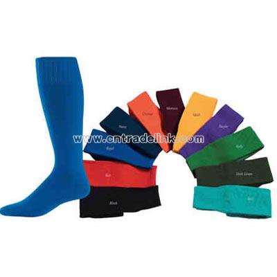 knee length tube sock