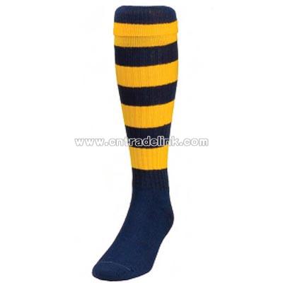 Custom acrylic nylon soccer socks