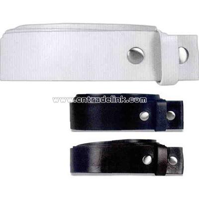 Full grain leather belt strap