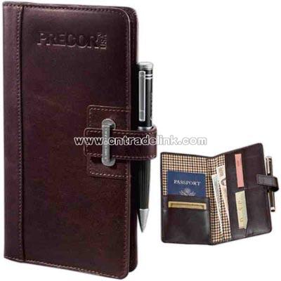 leather passport wallet