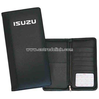 Simulated leather Executive passport holder