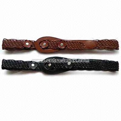 Leather Braided Belts