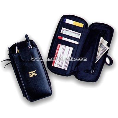 Cell phone wallet