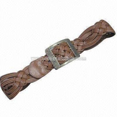 Pieces Braided Women's Belt