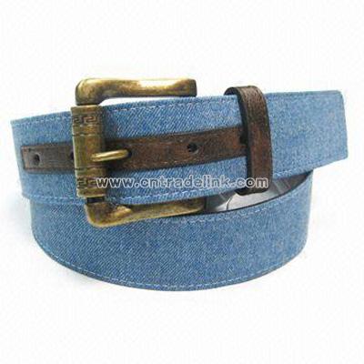 Blue Canvas Belt