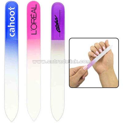 Mini glass nail file