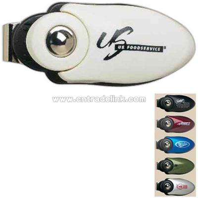 Car visor eyeglass clip