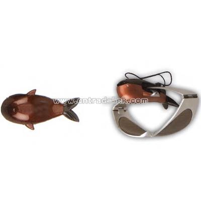 Fish shape sunglasses clip