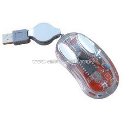 Transparent Retractable Mouse