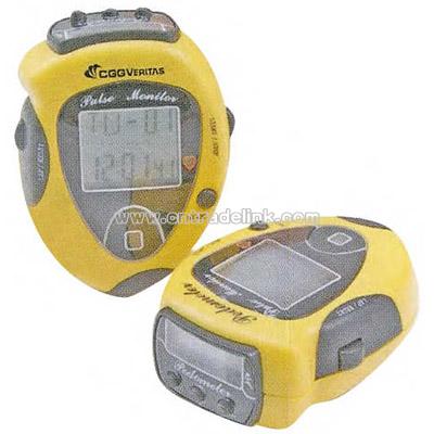 Pulse monitor and pedometer