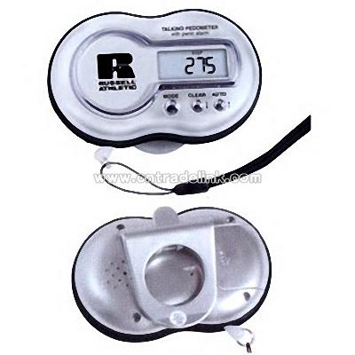 Talking pedometer