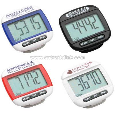 Oversized LCD display widescreen walker pedometer