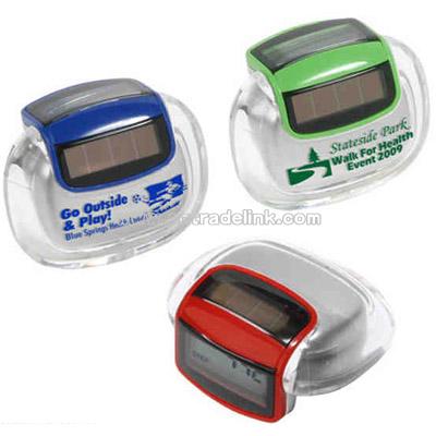 Solar pedometer