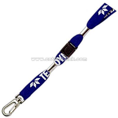 Screened lanyard