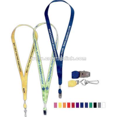 Cotton lanyard