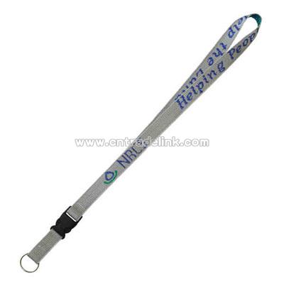 Detachable polypropylene lanyard