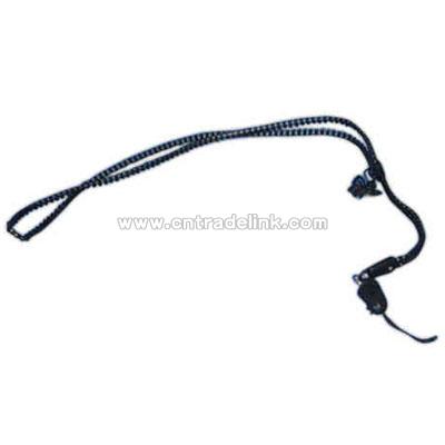 Zipper lanyard