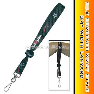 Wrist lanyard with J hook