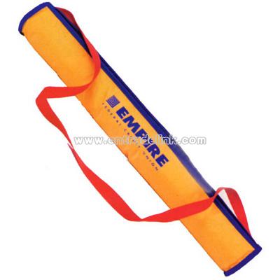 Laminated nylon 6 pack tube style picnic cooler