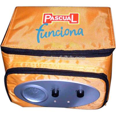 Nylon FM radio cooler bag