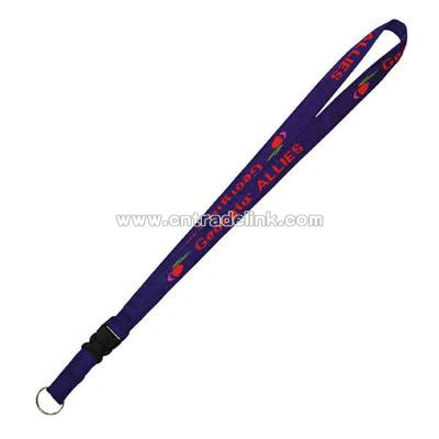 Detachable polypropylene lanyard