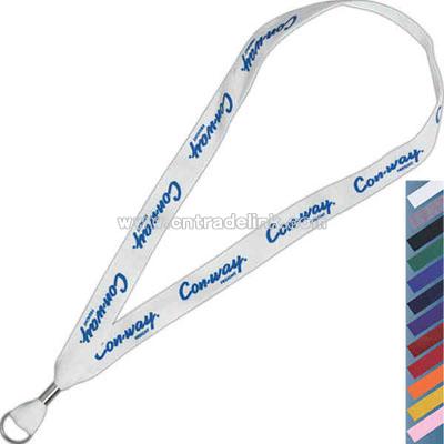 Cotton 1-ply lanyard