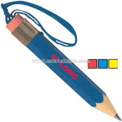 Big pencil with lanyard