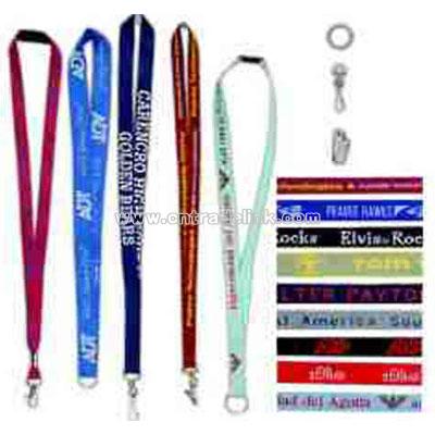 Woven lanyard