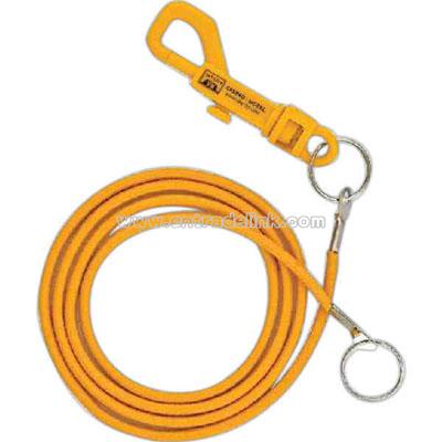 P-clip with 20" cord - Plastic casino card bungee lanyard