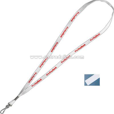 Screen printed lanyard