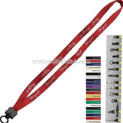 organic cotton lanyard