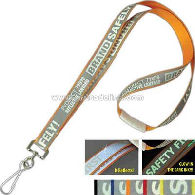 Reflective lanyard