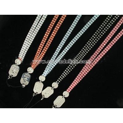 Crystal Bead Lanyard